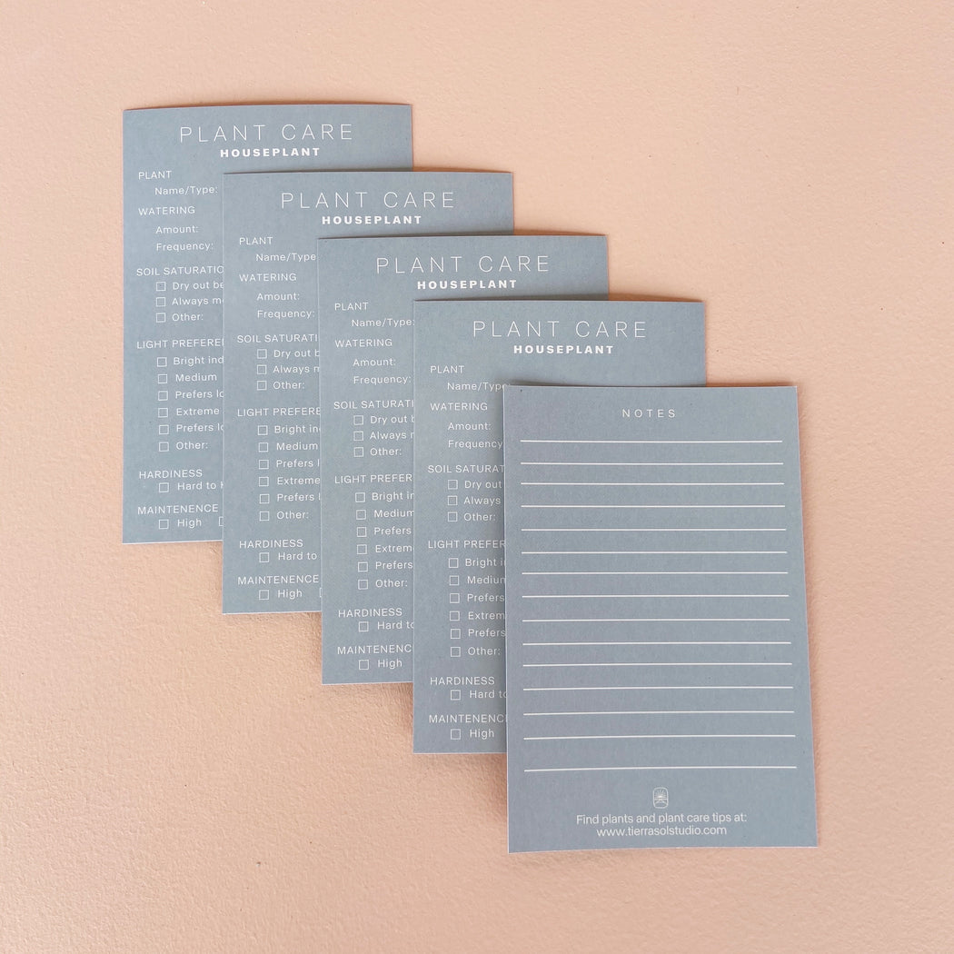 Personalizable Plant Care Cards; Plant Tools.