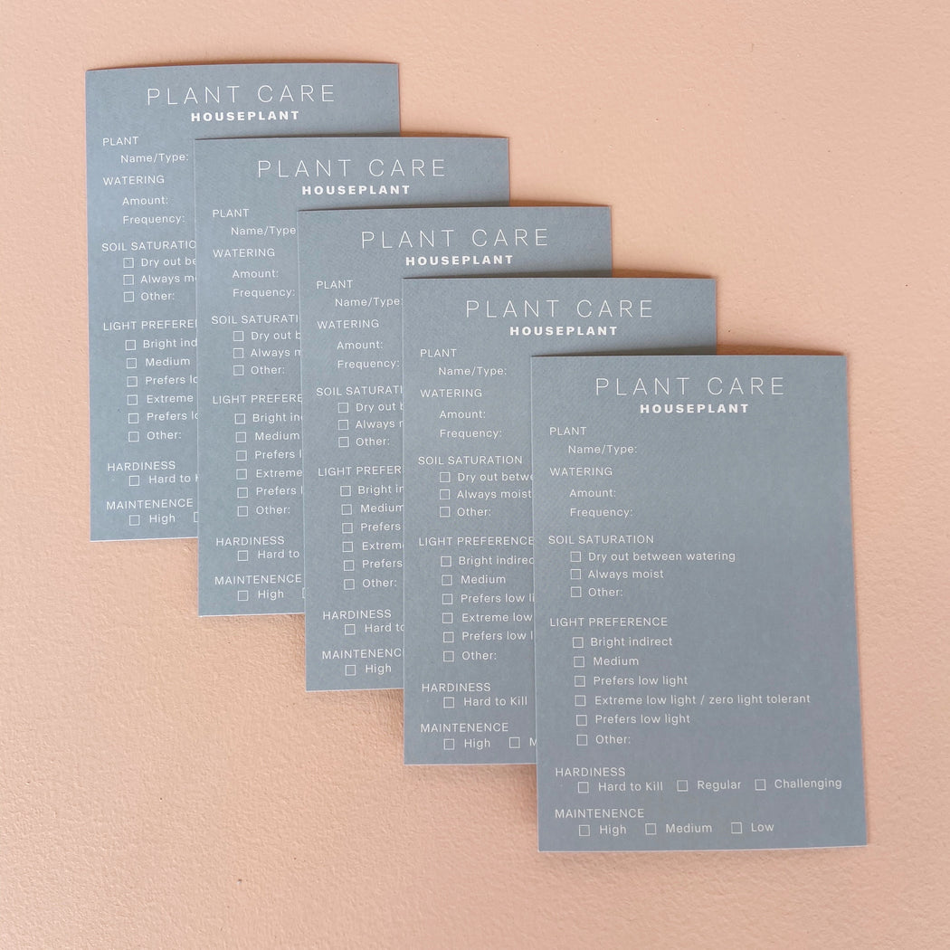 Personalizable Plant Care Cards; Plant Tools.