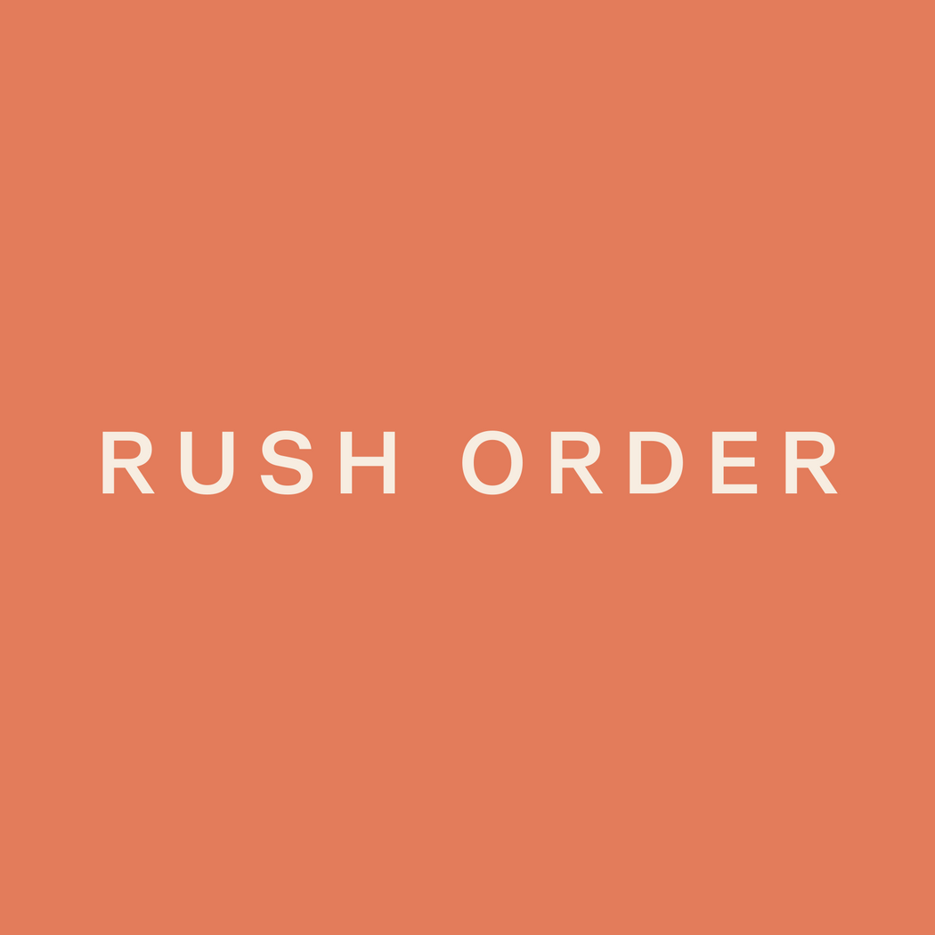Rush Order - 24 Hours Processing Time; .